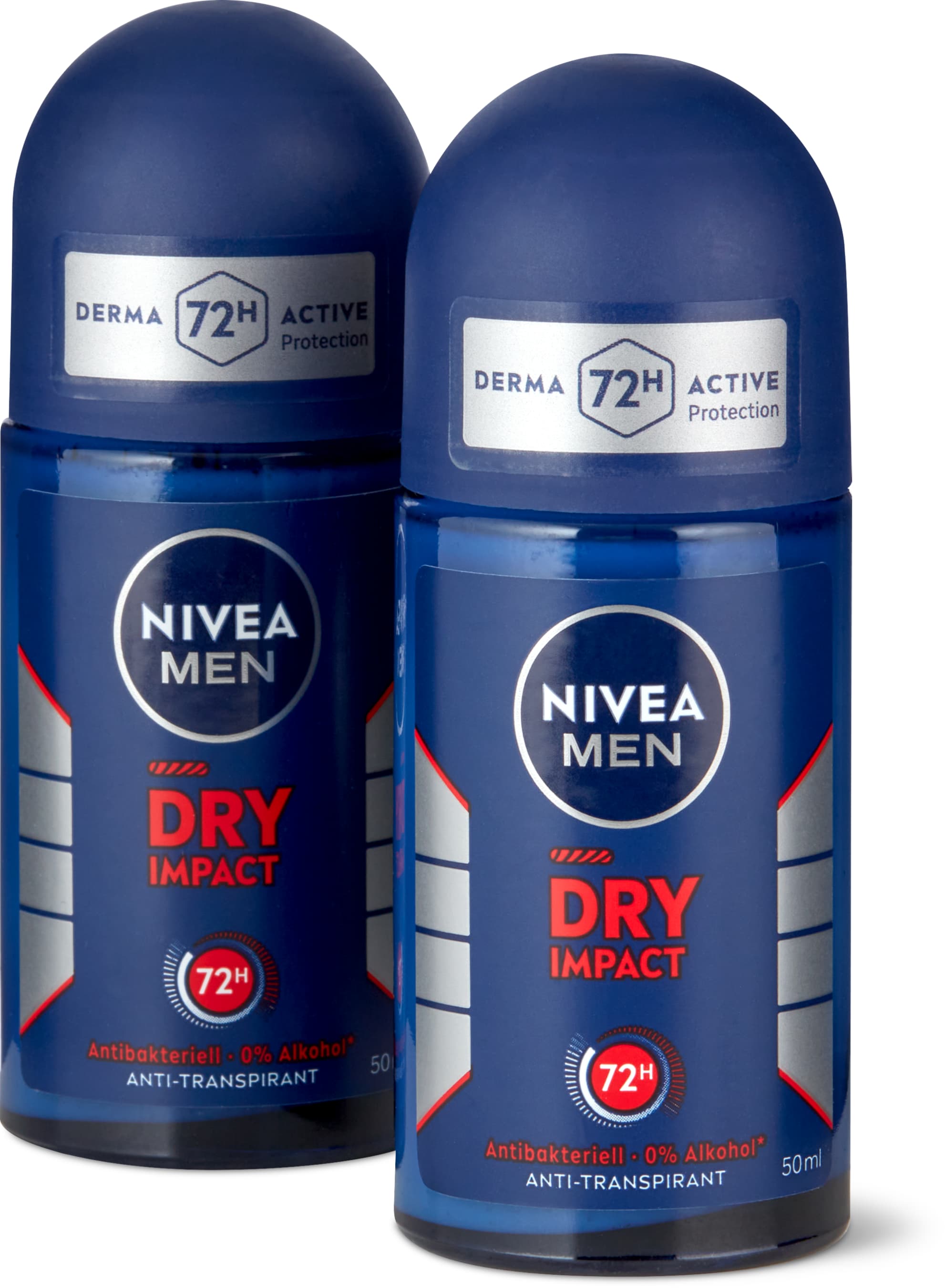 Nivea Deo Roll-on Dry Impact 2x50ml